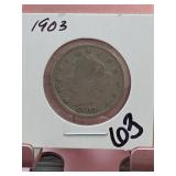 1903 Liberty Head (V) nickel