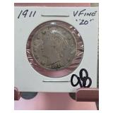 1911 Liberty Head (V) nickel