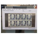 1970 U.S. 6Â¢ Eisenhower Booklet Pane, Scott 1393a