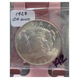 1923 Peace Dollar