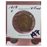 1919 Lincoln Wheat Cent