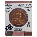 1960-D Lincoln Memorial Cent, RPM-064