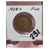 1928-S Lincoln Wheat Cent