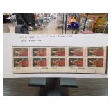 1968 6Â¢ Angel Gabriel Plate Block