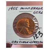 1955 Lincoln Wheat Cent