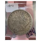 1891 Morgan Dollar