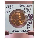 1959-D Lincoln Memorial Cent