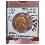 1955-D Lincoln Wheat Cent
