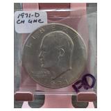 1971-D Eisenhower Dollar