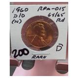 1960-D Lincoln Memorial Cent