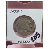 1923-S Buffalo Nickel