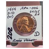 1959-D Lincoln Memorial Cent