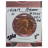 1958-D Lincoln Wheat Cent