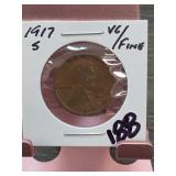 1917-S Lincoln Wheat Cent