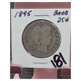 1895-O Barber Quarter