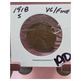 1918-S Lincoln Wheat Cent