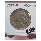 1929-D Buffalo Nickel