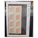 1978 15Â¢ Roses Booklet Pane