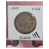 1921 Buffalo Nickel