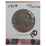 1928 Buffalo Nickel