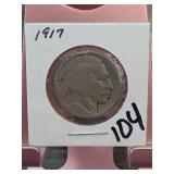 1917 Buffalo (Indian Head) nickel