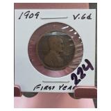 1909 Lincoln Wheat Cent
