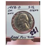 1958-D Jefferson Nickel