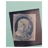 1851-57 Franklin One-Cent Postage Stamp