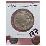 1926 Buffalo Nickel, Fine