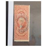 1862 United States 25Â¢ Washington First Issue