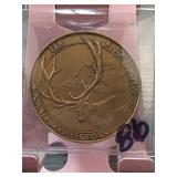 North American Hunting Club N.A.H.C. Elk Medallion