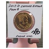 2012-D Presidential Dollar