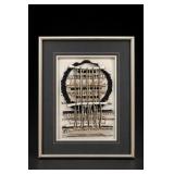 T. Rose Framed Abstract Artwork
