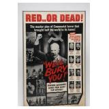 Columbia Pictures Red...Or Dead! Film Poster