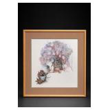Florence Love ï¿½Flowers And Podsï¿½ Framed Print