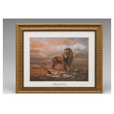 Sylvia Duran "Majestic Lion" Framed Print
