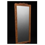 Bassett Carved Floral Wood-Framed Floor Mirror