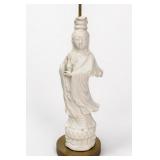 Blanc De Chine Guanyin Table Lamp