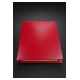 U.S. Postage Stamp Collection In Red Album