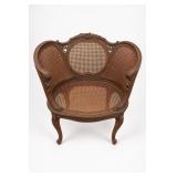 Karpen Carved Cane-Back Armchair 1916-1928