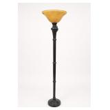 Black Torchiere Floor Lamp