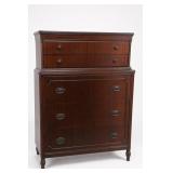 Traditional Five-Drawer Wood Chest