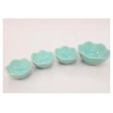 Mint-Green Ceramic Measuring Bowls / Cups