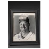 Texas Rangers Signed Framed Photograph
