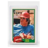 1981 Topps Pete Rose Card No. 180