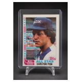 Topps Carlton Fisk Baseball Card