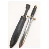 Dagger With Fitted Sheath Thick