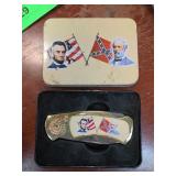 Lincoln & Davis Commemorative Knife