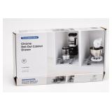 The Container Store Chrome Cabinet Drawer