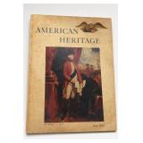 Grouped lot of bound American Heritage periodicals